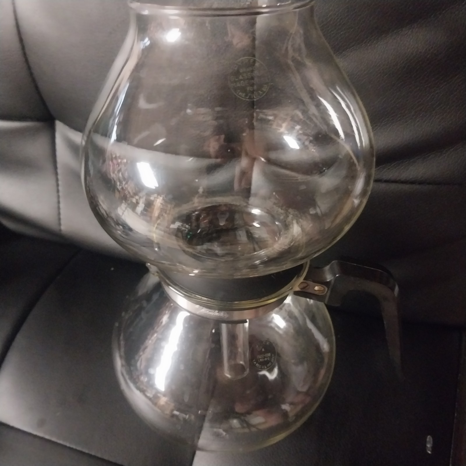 Vintage Glass Pyrex Silex Vacuum Coffee Maker with ceramic filter
