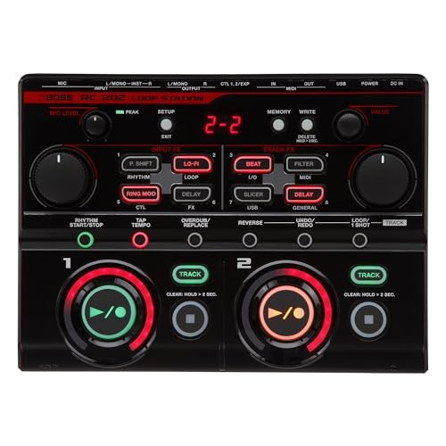 BOSS RC-202 Loop Station Tabletop Looper Sampler Dual Track Effects Pedal Japan