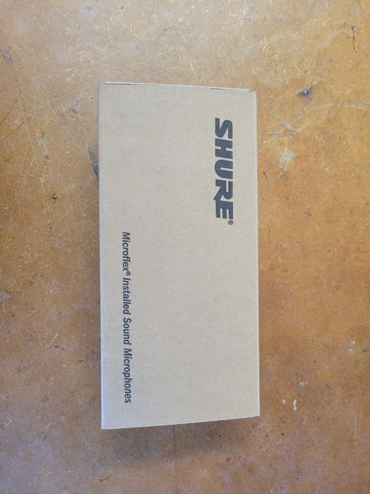 Shure Overhead Cardioid Condenser Microphone - White (MX202W-A/C)