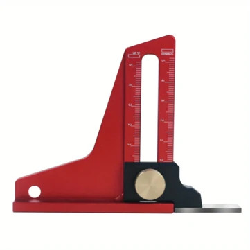 Woodworking Depth Gauge Versatile 0-50mm Dual Scale Precision Tool for Easy Rout