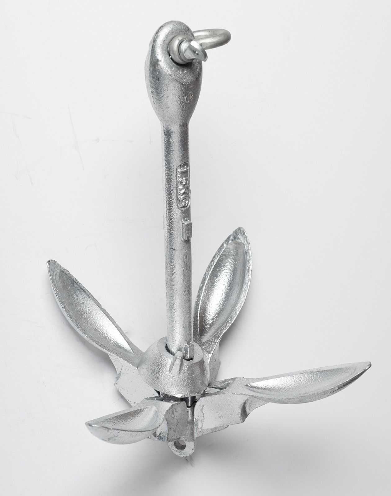 Galvanized Folding Anchor SUP Canoe Kayak Raft Boat Sailboat JetSki Dinghy 3.5lb