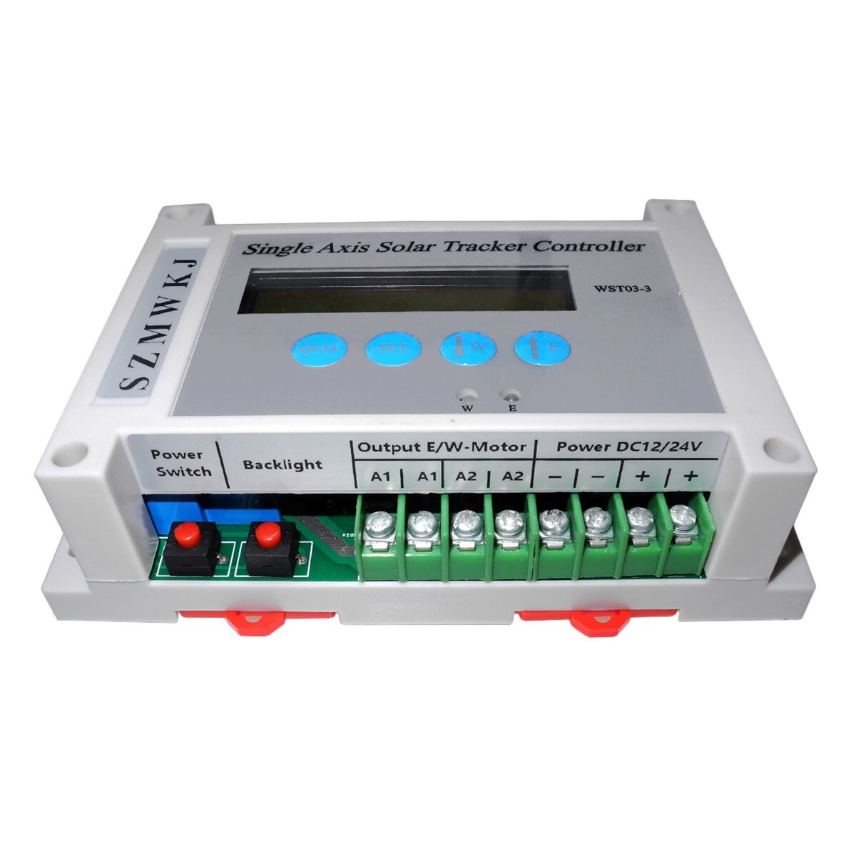 LCD Single Axis Solar Tracker Controller DIY Solar Panel Auto Tracking Track Kit