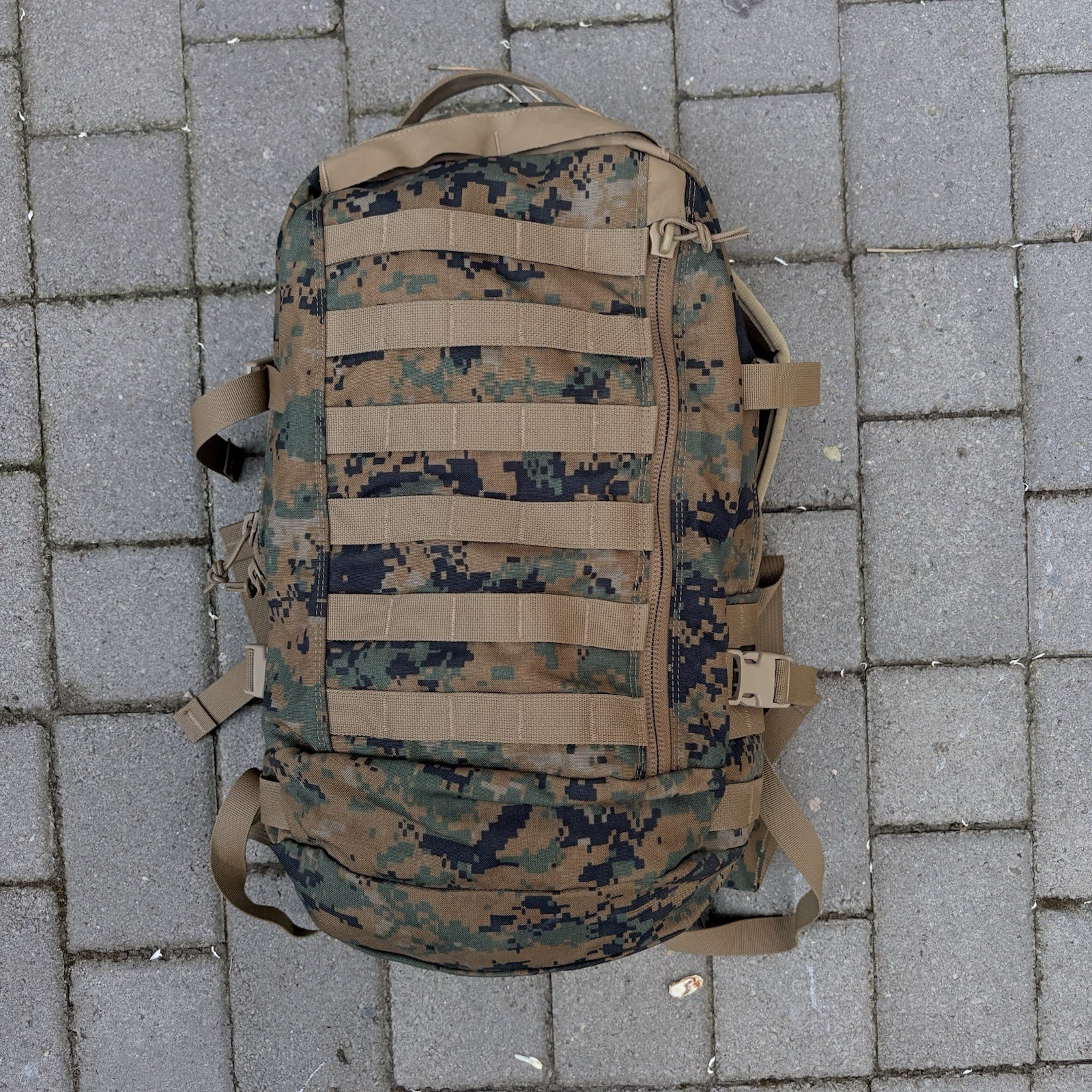 USMC Arcteryx Propper Woodland MARPAT ILBE Assault Pack Backpack APB03 EUC