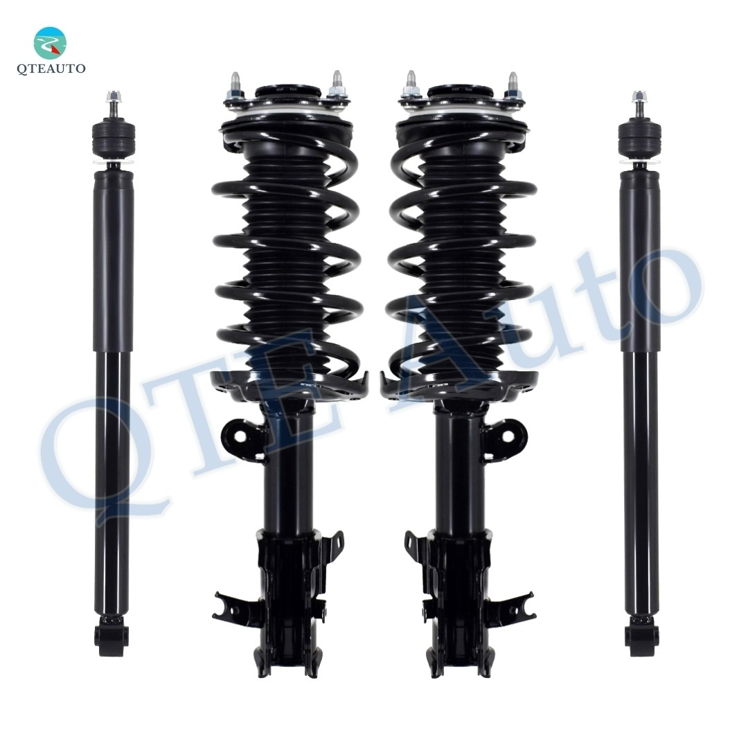 Front Quick Complete Strut-Rear Shock To 2016-2021 Acura ILX Monotube Perform