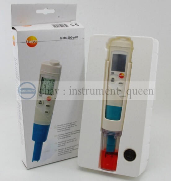 Testo 206-PH1 PH Meter Tester instrument probe head for liquids 0563 2061 #Z
