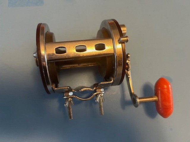 VINTAGE PENN JIGMASTER 500 FISHING REEL STEEL GEARS AND GUTS & ALUMINUM SPOOL