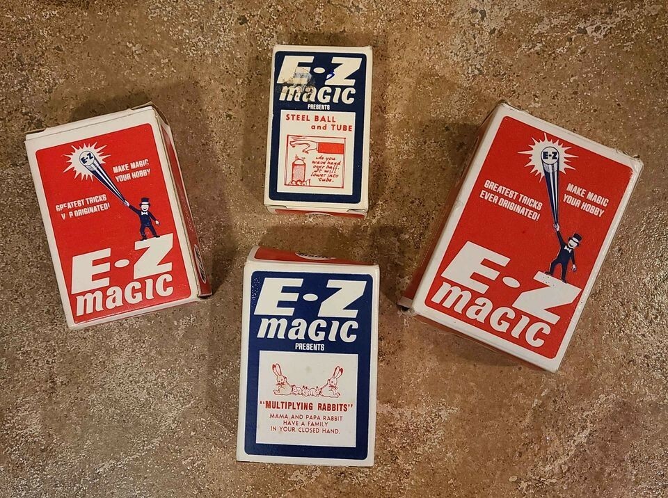 Vintage EZ Magic Collectible Tricks Mentalism