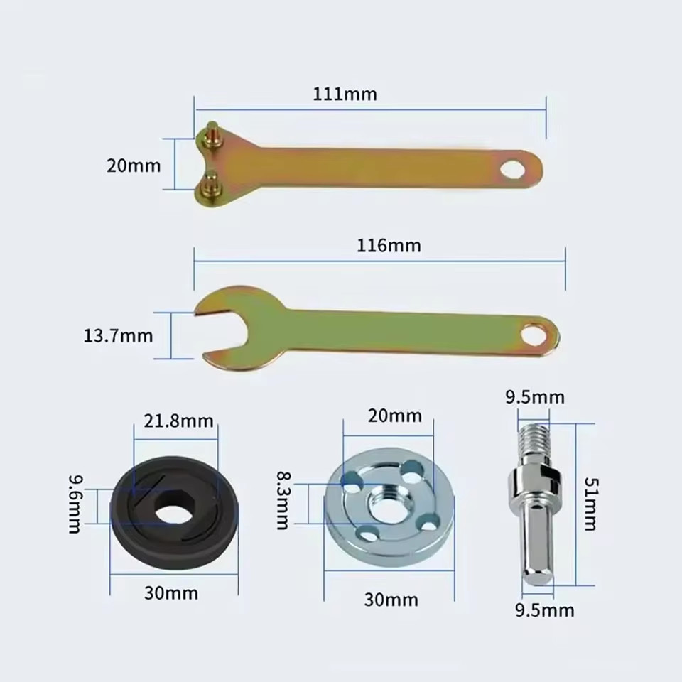 5Pcs/set Electric Drill Variable Angle Grinder Connecting Rod Converter Tool UK