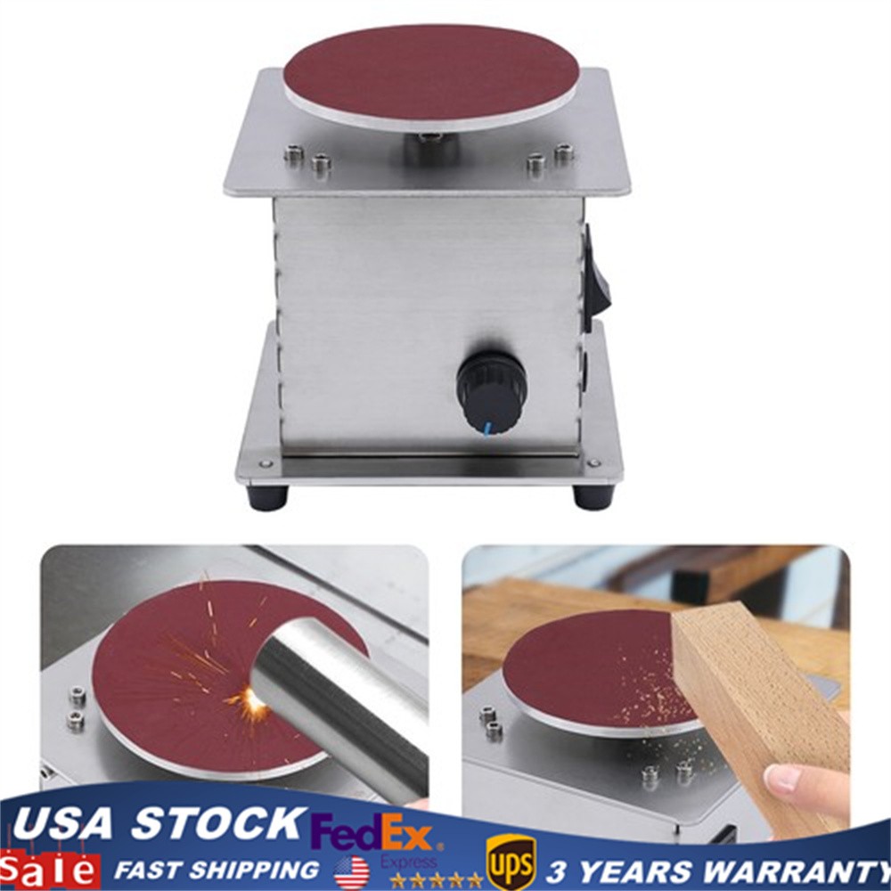 6000RPM 4" Disc Sander Electric Polisher Mini Sanding Disc Machine Grinding Tool