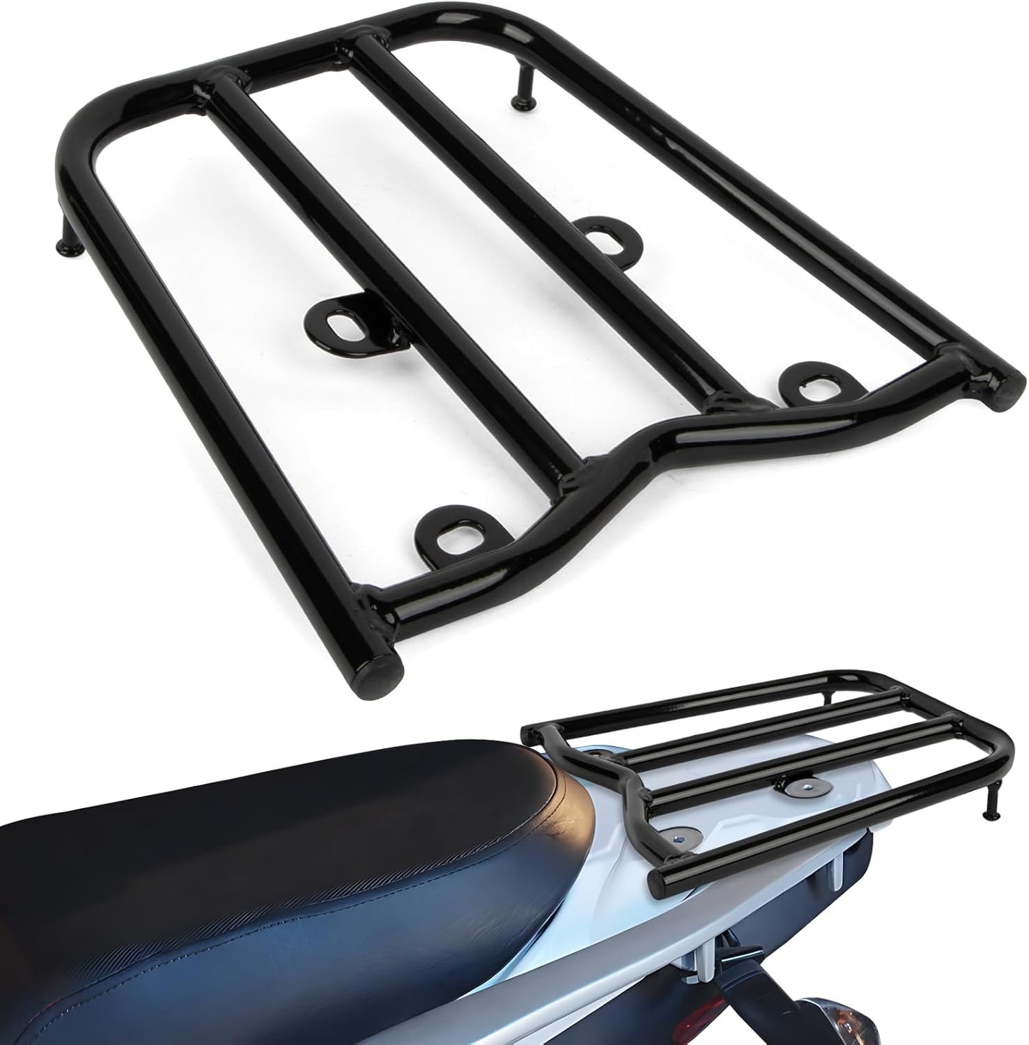 Rear Rack for Hawk 250 - PSLER Motorcycle Luggage Rear Rack Storage Rack Bracket