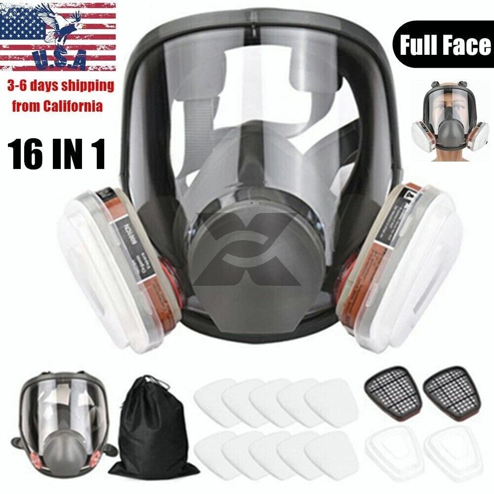 Painting Spraying Full Face Respirator Gas Mask Fit 6800 Facepiece