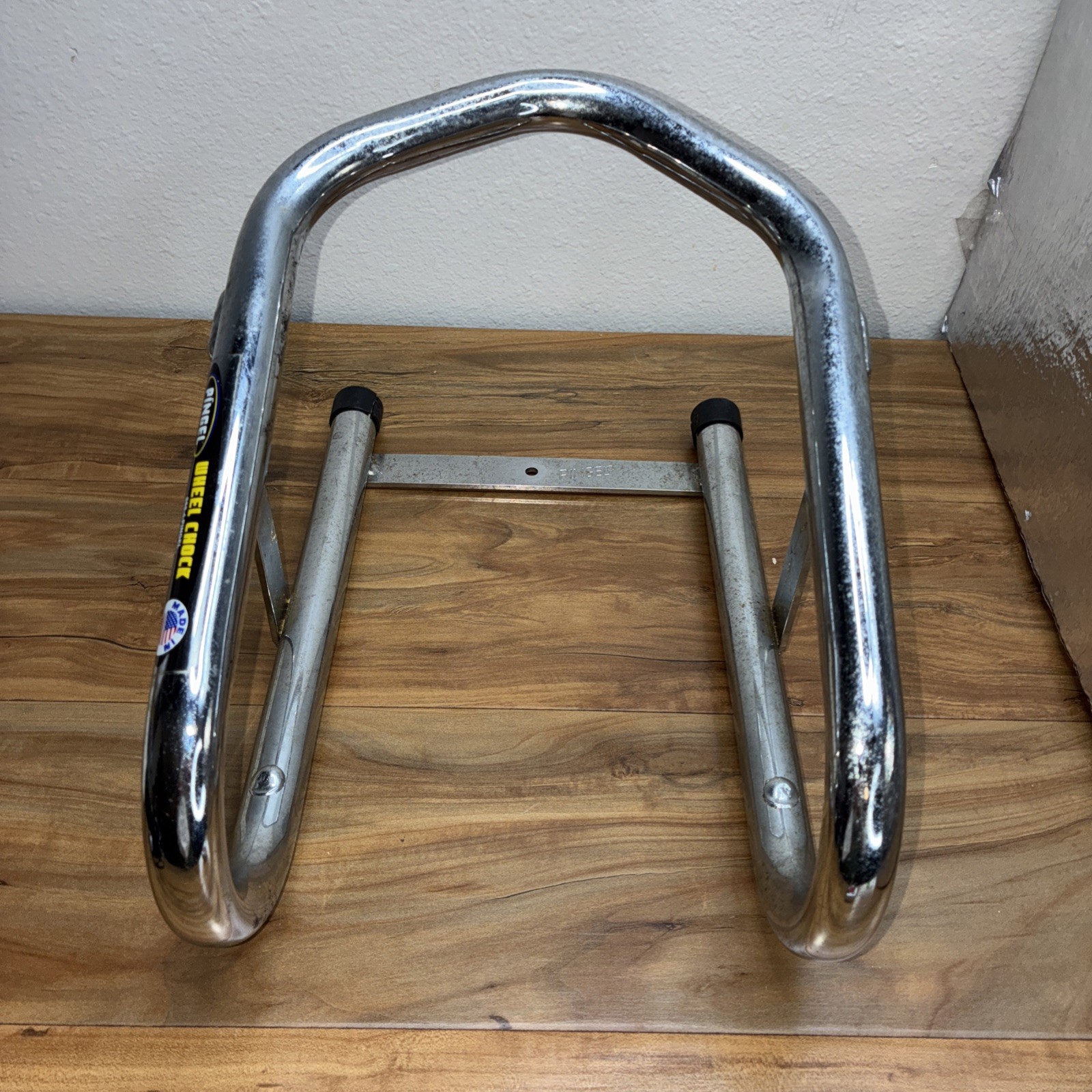 PINGEL WC65H Permanent Chrome Wheel Chock 6-1/2 Inch