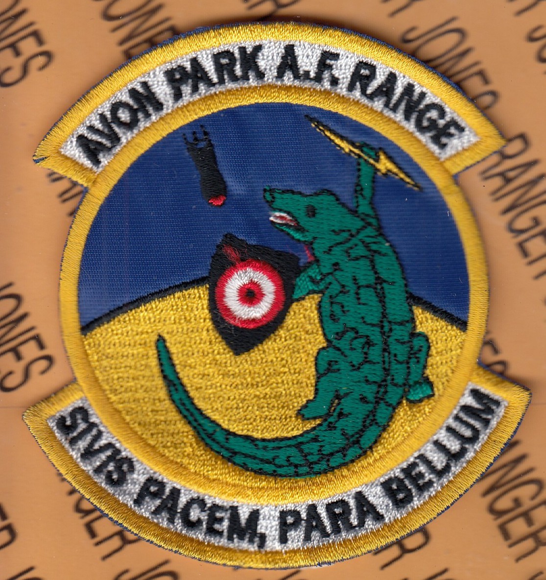 USAF Air Force Avon Park  AF Range Florida ~3.75" patch c/e