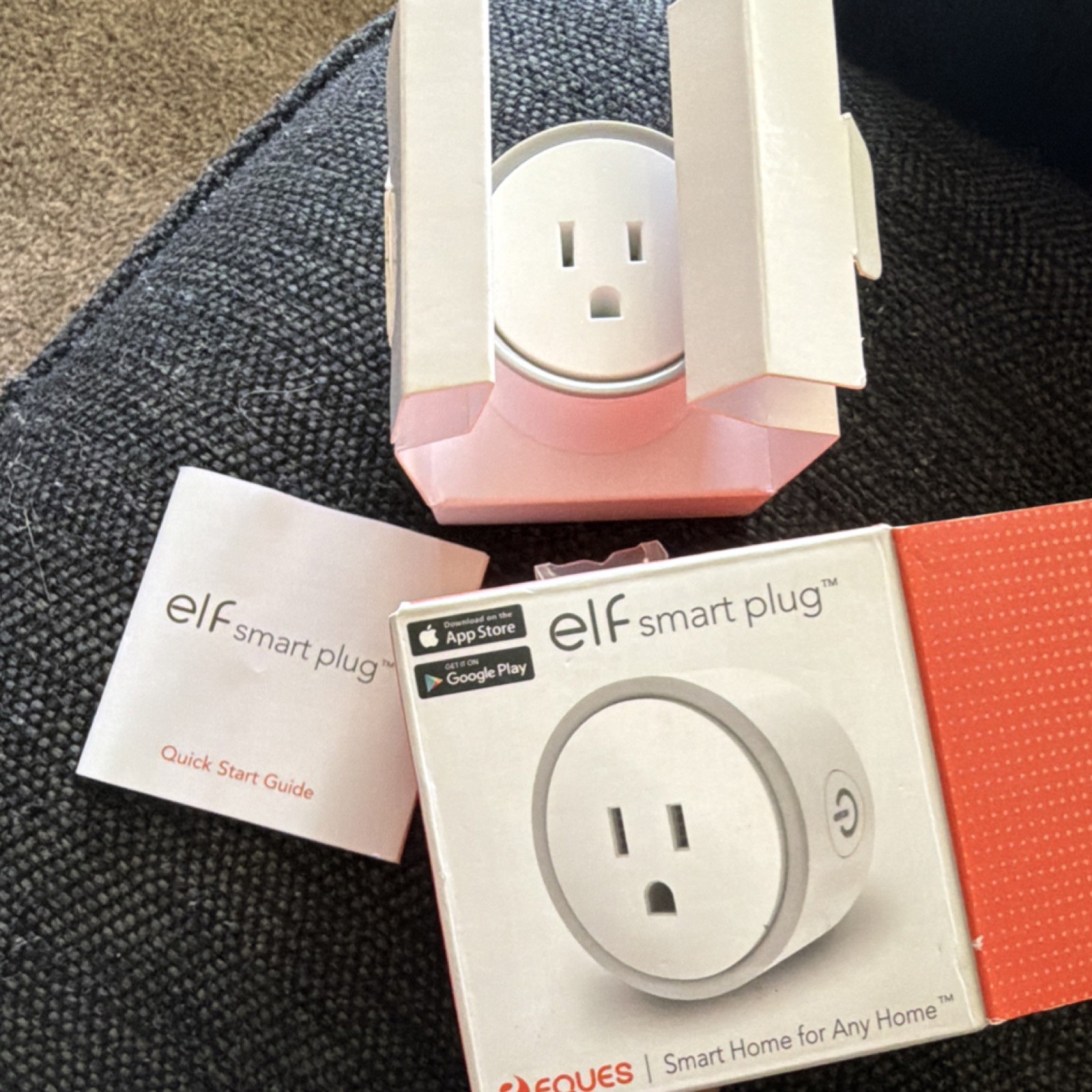 EQUES eQues elf Wi-Fi Smart Plug, Alexa Compatible, App-Controlled, 120V