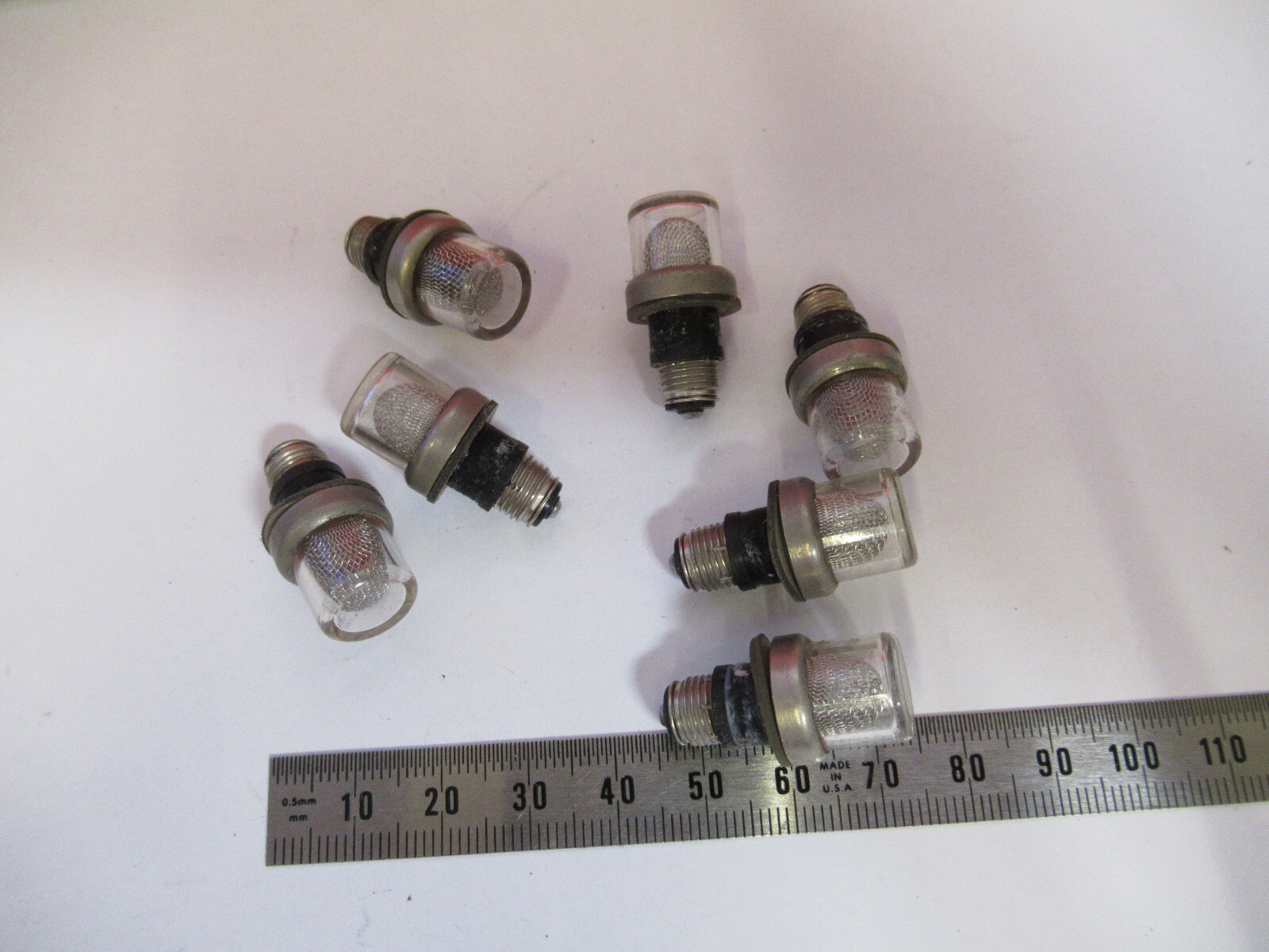 LOT 7 PCS LAMPS MILITARY RADIO GRC-206 AS PICTURED T1-A-21