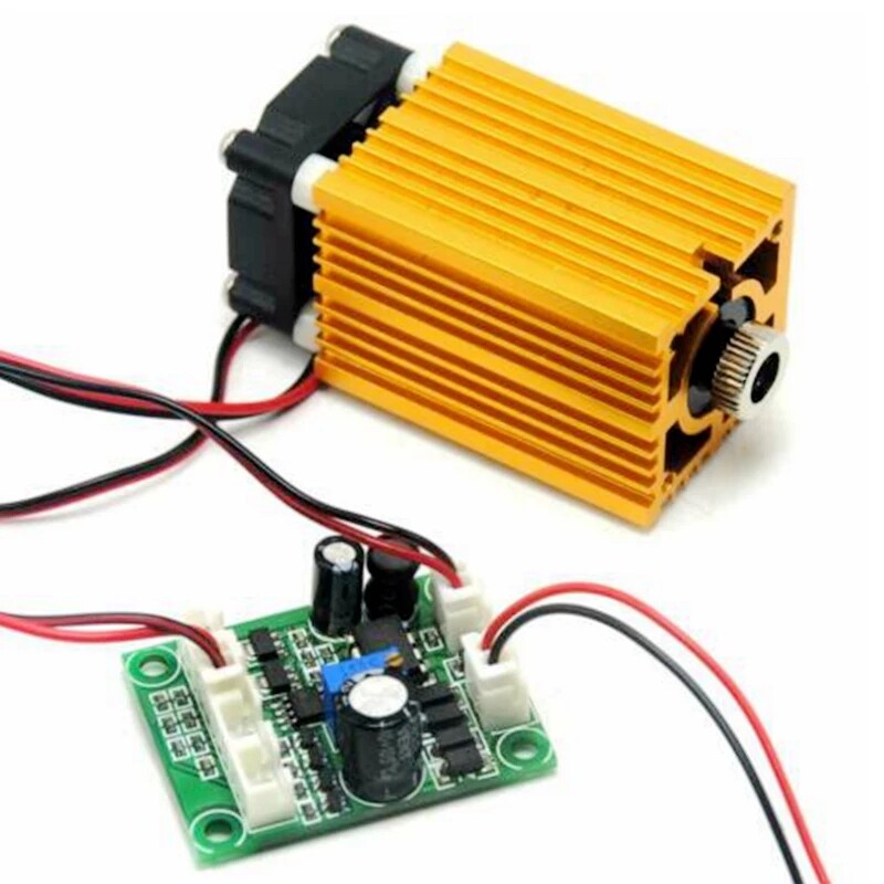 Orange Red Laser Diode 635nm 638nm 180mW Focusing w TTL 12V Long Time Working