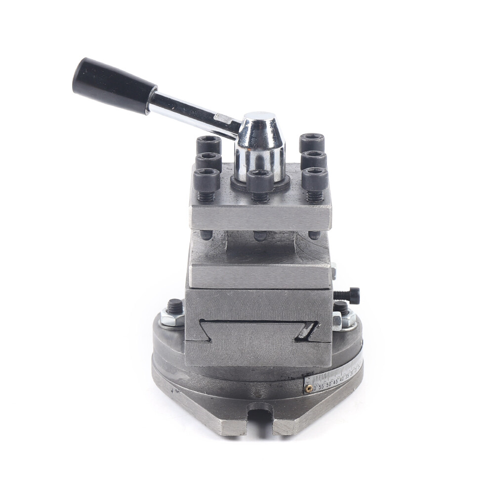 AT300 Lathe Tool Post Assembly Metal Lathe Machine Tools Holder 80mm Universal