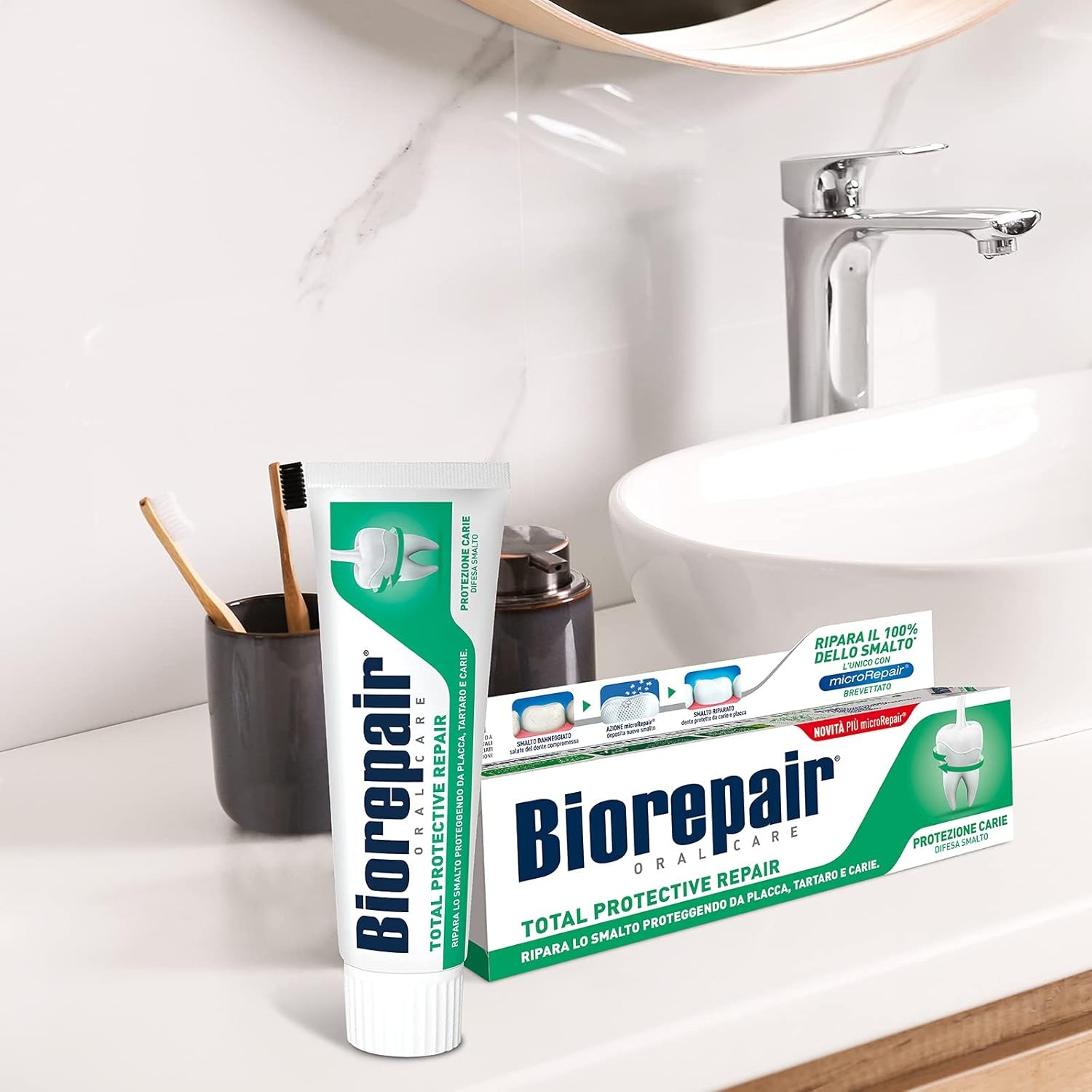 Clean & Protect - 20% Hydroxyapatite Toothpaste for Daily Use, Fluoride Free ...