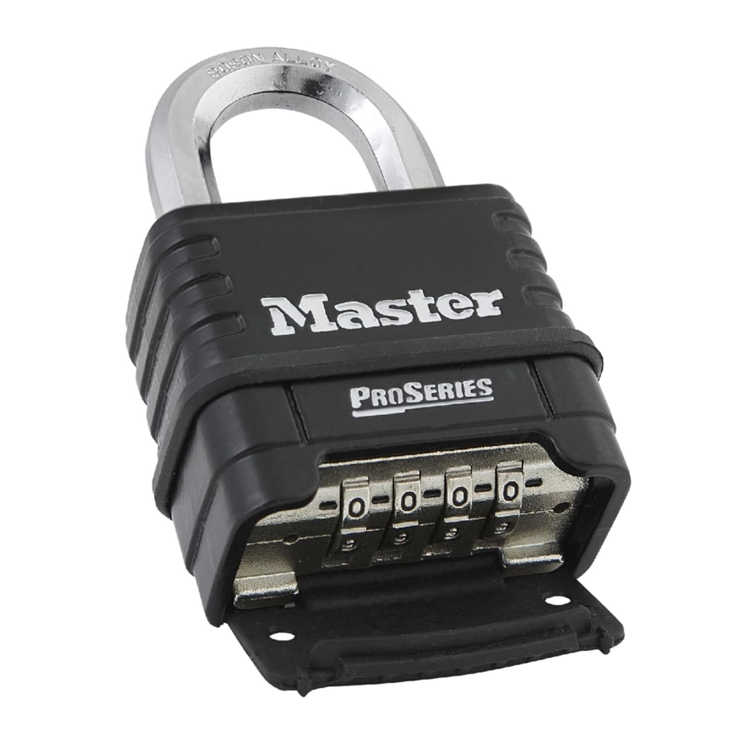 1178 Combination Padlock, Bottom, Black/Silver