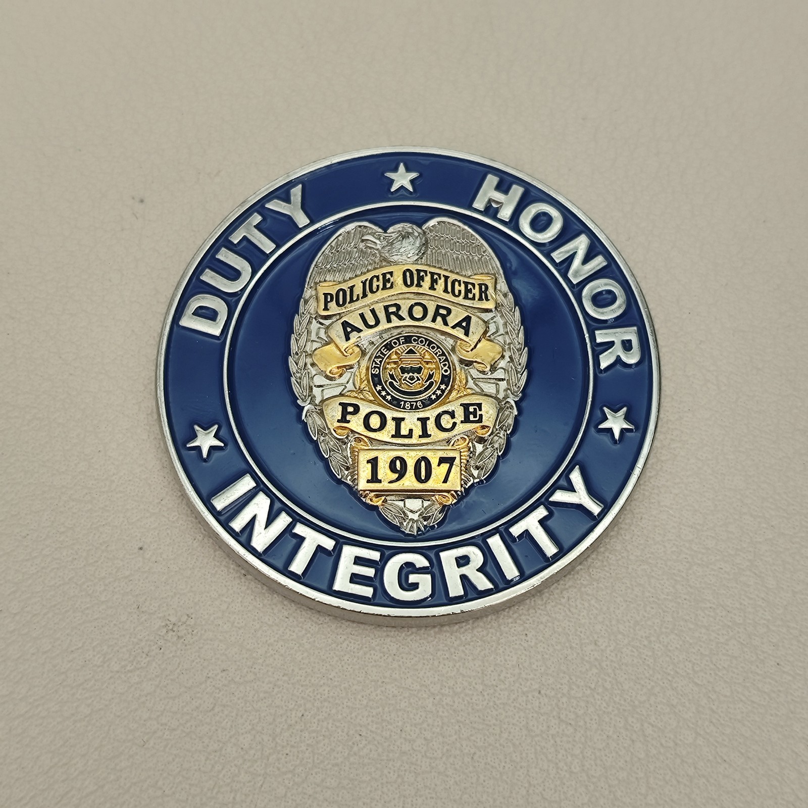 Aurora Police Officer Challenge Coin