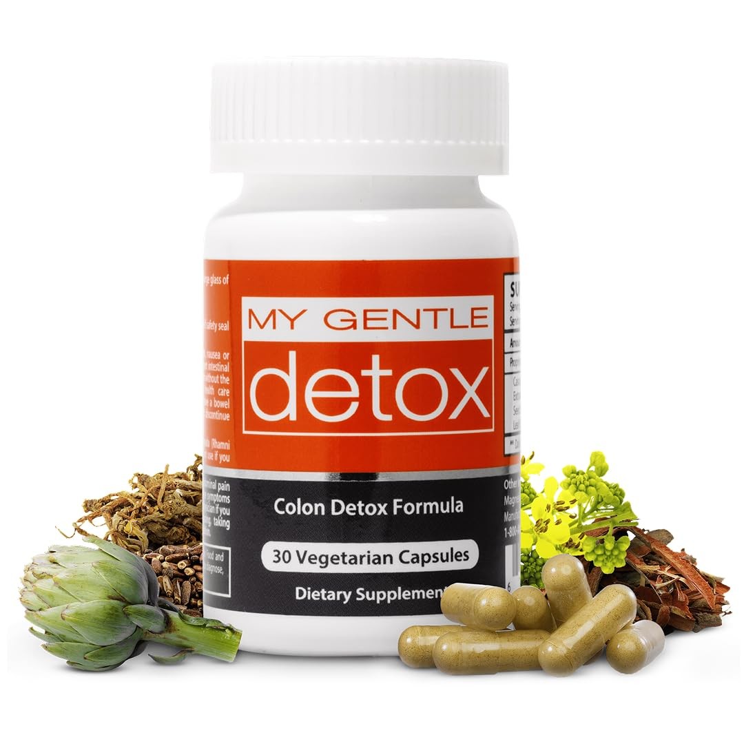 Herbal Nitro My Gentle Detox - Poop Pills for 30 Count (Pack of 1)