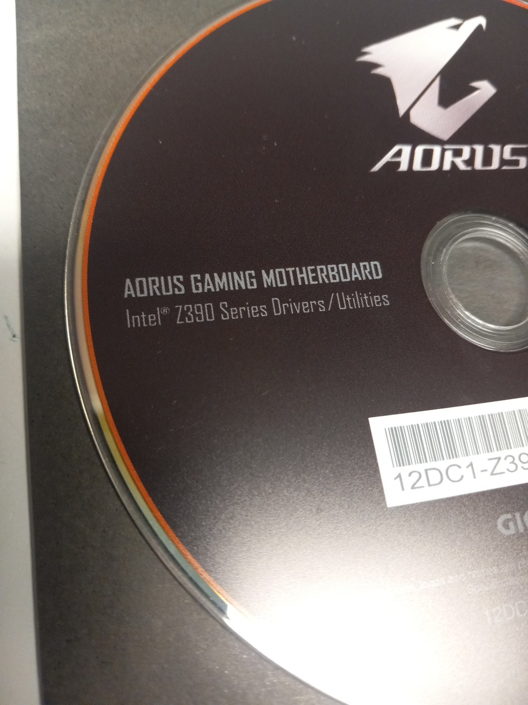 AORUS Gigabyte Intel Z390 Series Driver/Utilities Version 1.1 Disc Only