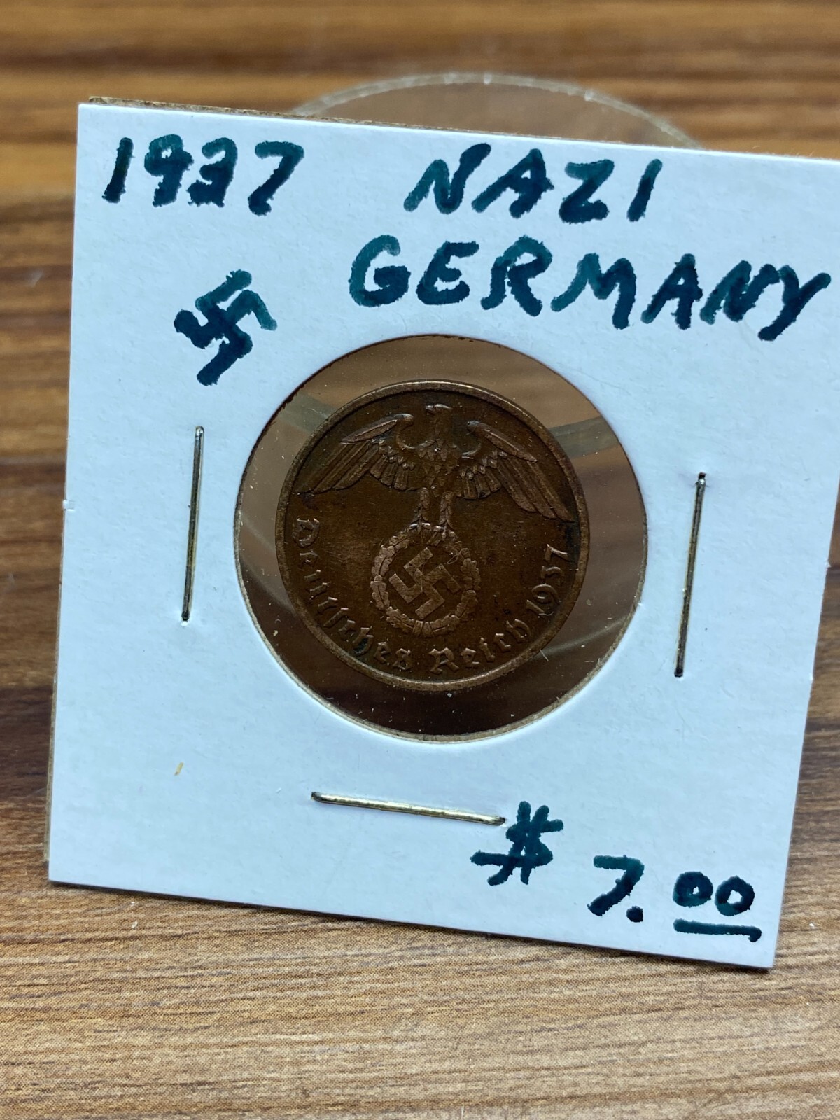 STORAGE UNIT FIND 1937 Nazi Germany 2 REICHSPFENNIG Coin