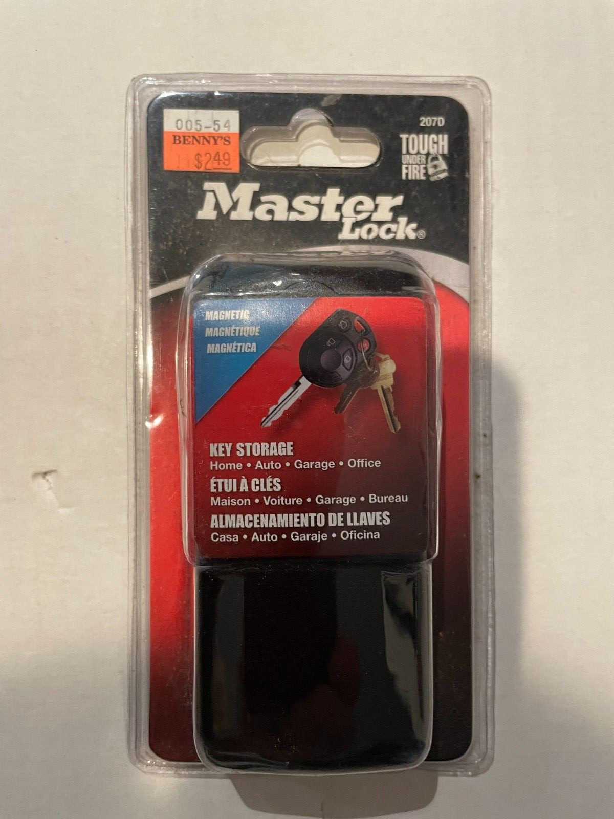 Master Lock Key Storage Magnetic Home Auto Garage Office 207D New Factory Sealed
