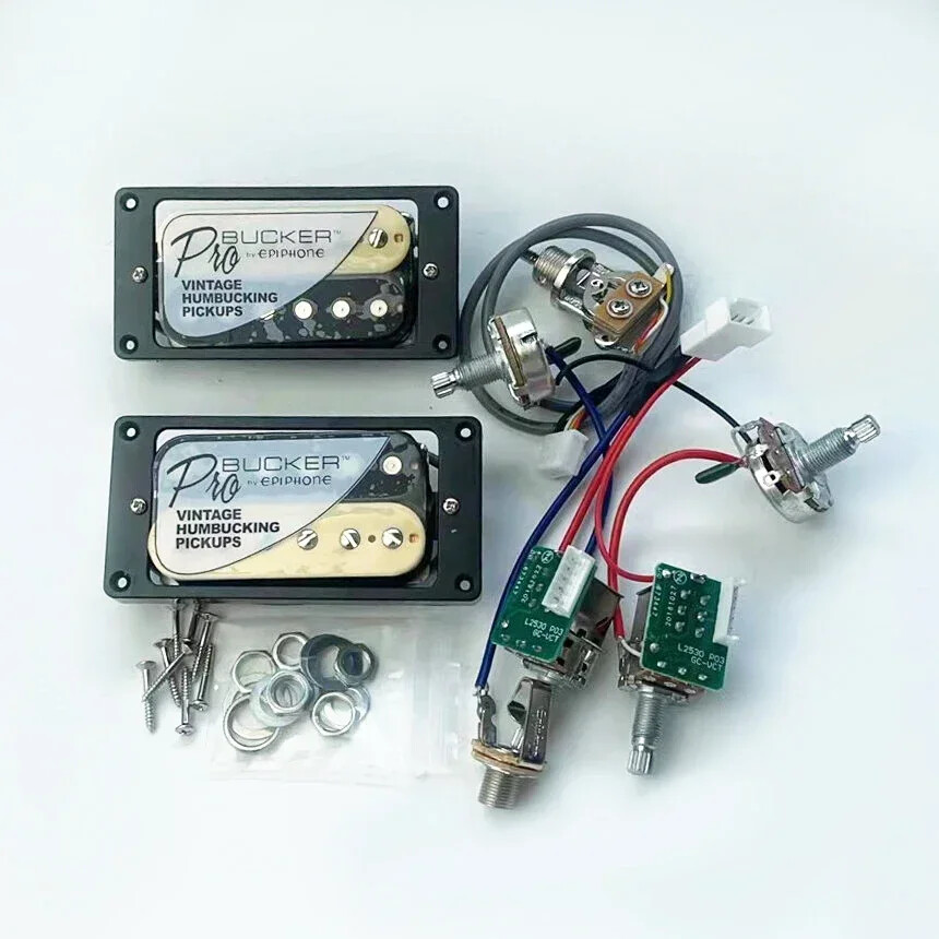 Original Alnico 5 ProBucker Push-Pull 2V2T Electric Guitar Double Coil Pickup