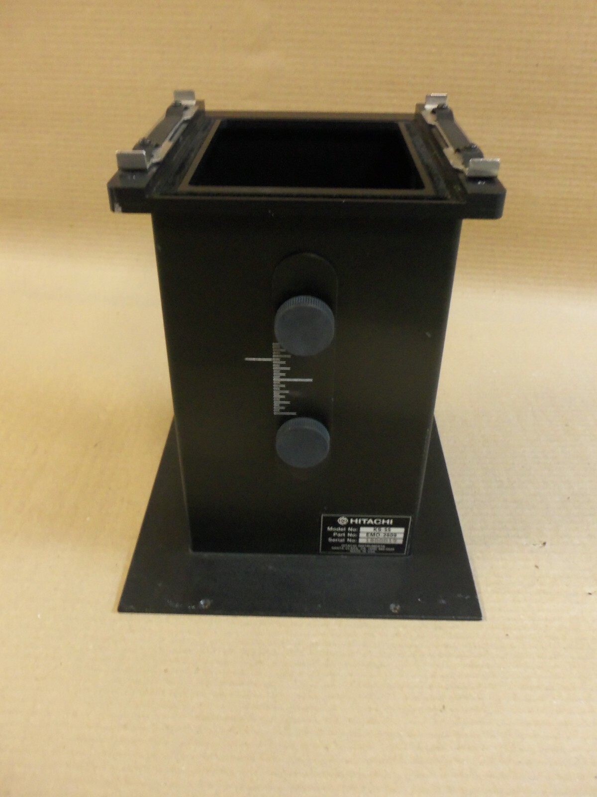 Hitachi KS-55 EMO-2609 Electron Microscope Lens El-Nikkor Nikon 80mm 1:5.6  AK