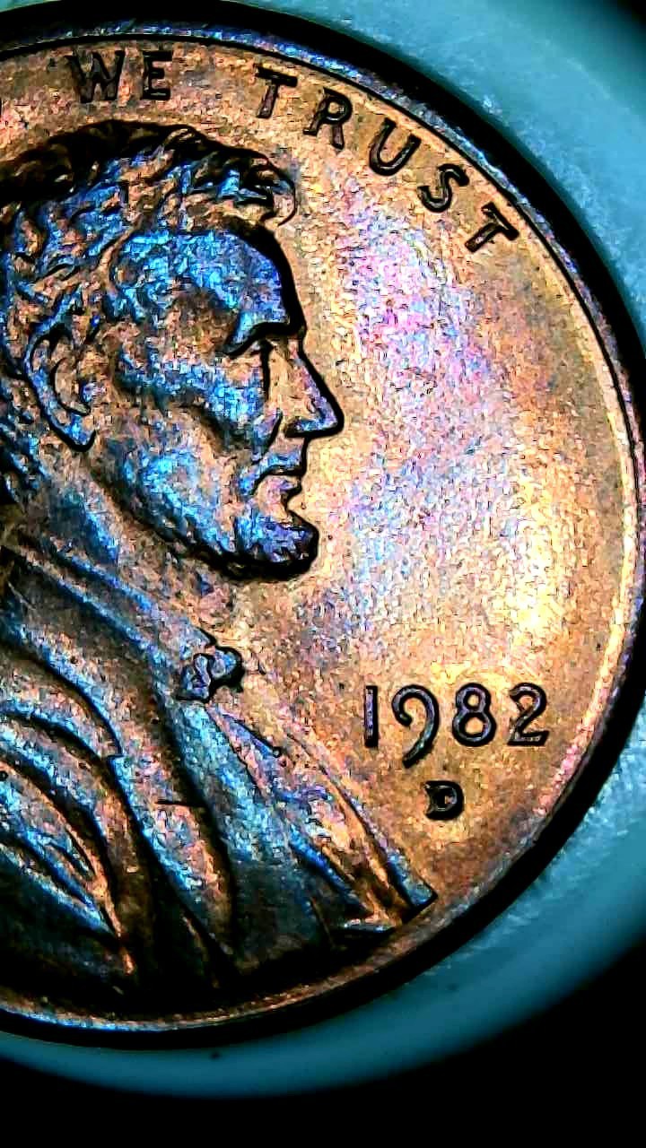 1982 D Small Date Zinc Copper Plated Improper Anneal Error