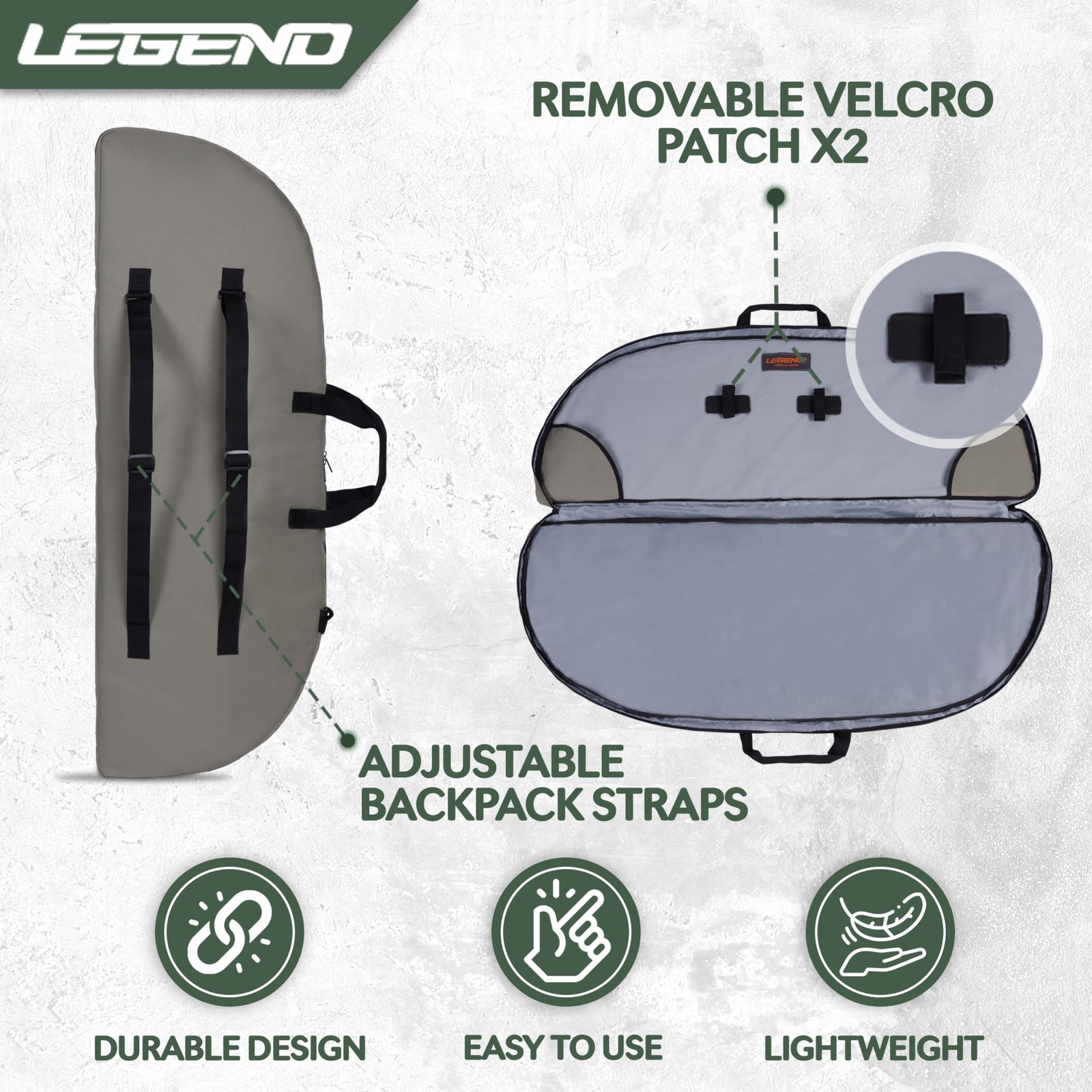 Essential Compound Bow Case - Soft Bow Case for Compound Bow & Archery Access...
