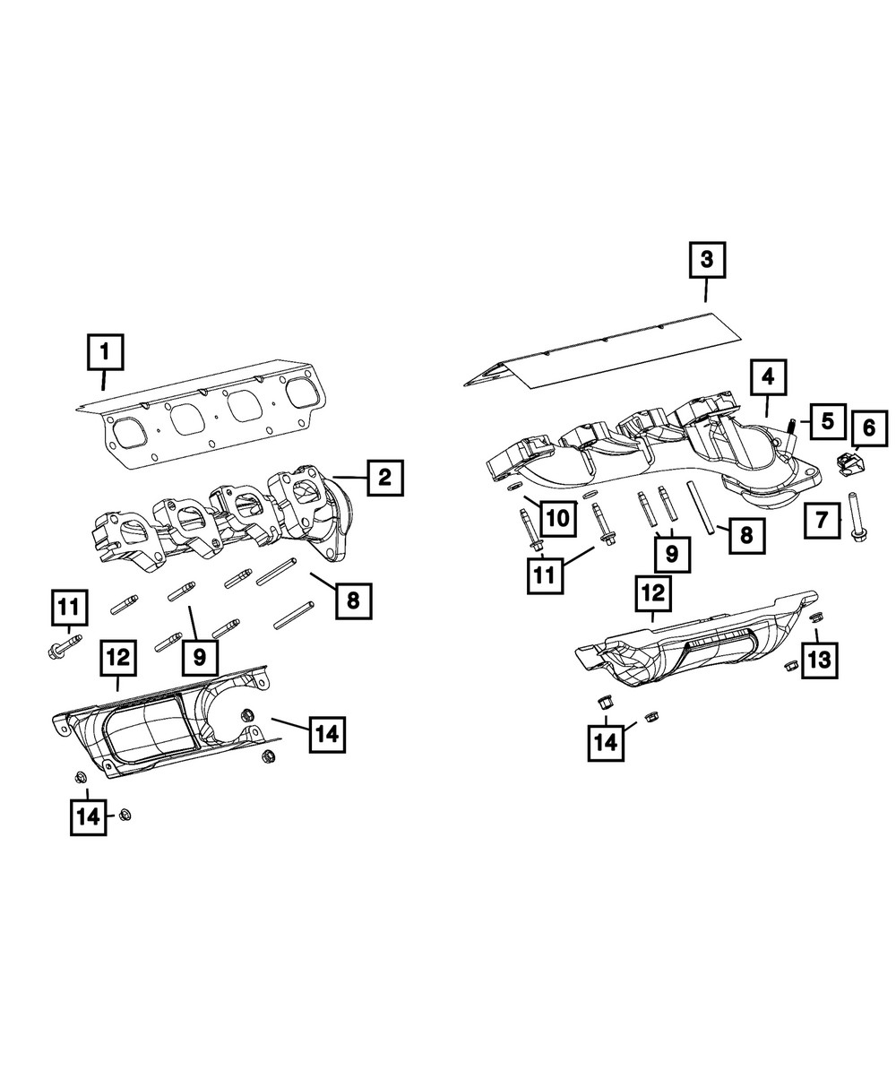 Genuine Mopar Double Ended Stud 6511102AA