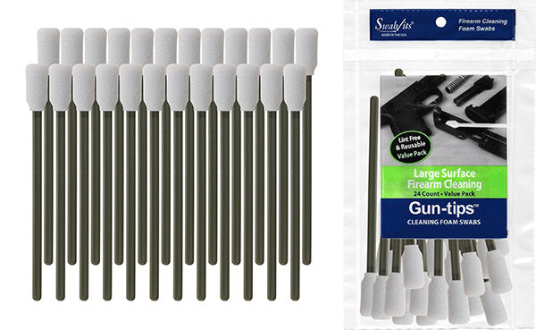 5" Large Surface Gun Cleaning Swab Gun-tips® by Swab-its® Gun Cleaning Swabs: