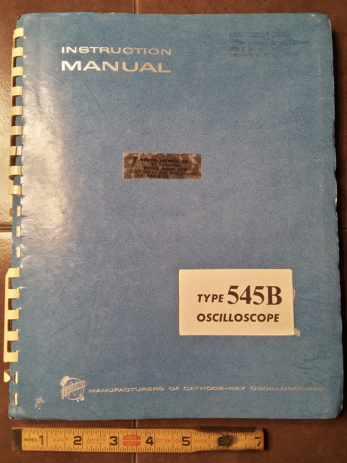 Tektronics 545B Instruction & Maintenance Manual