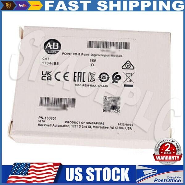 New Factory Sealed AB 1734-IB8 Allen-Bradley 8 Point Digital Input Module USA