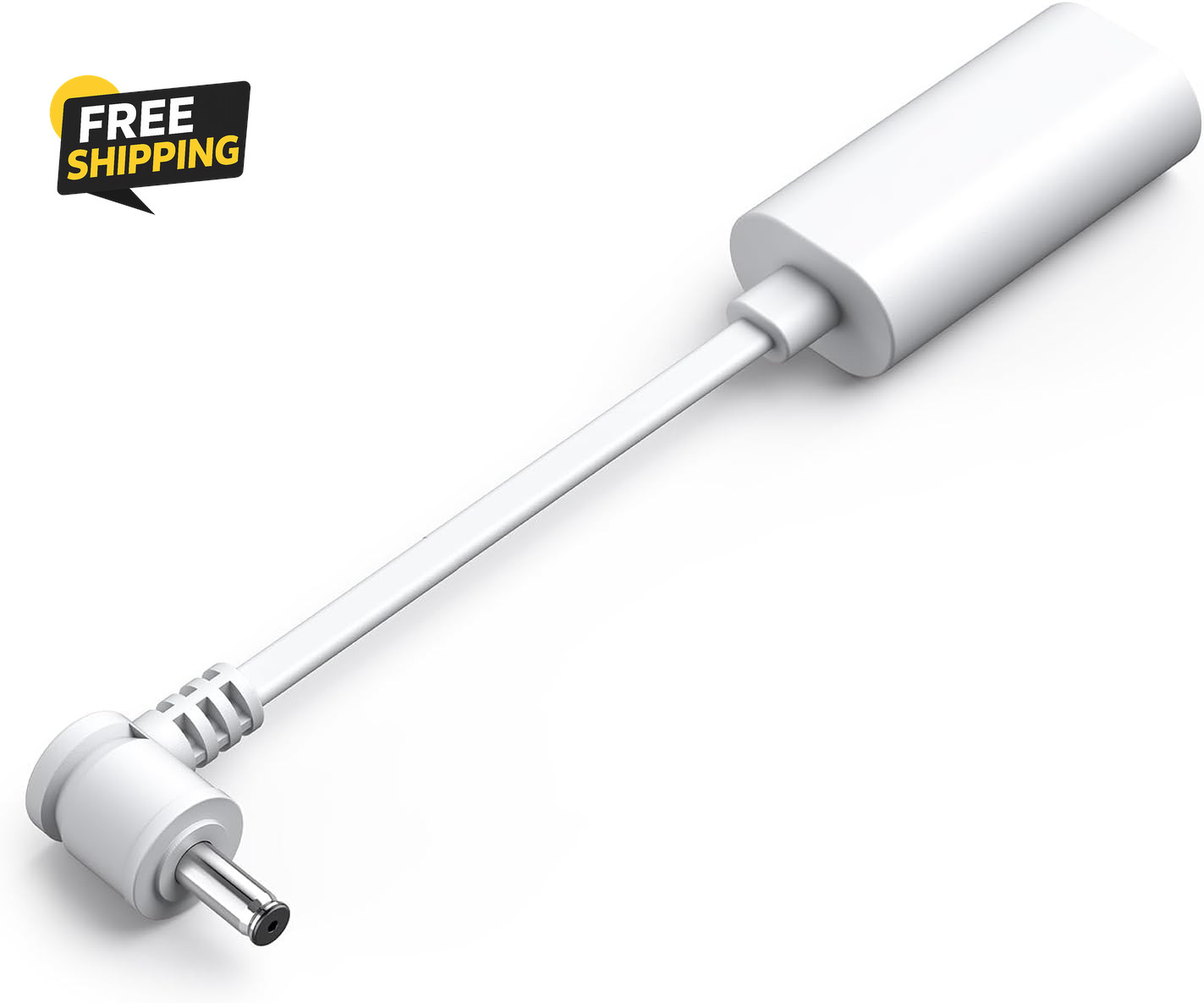 Ring USB-C to Barrel Plug Adapter for USB-C Solar Panels