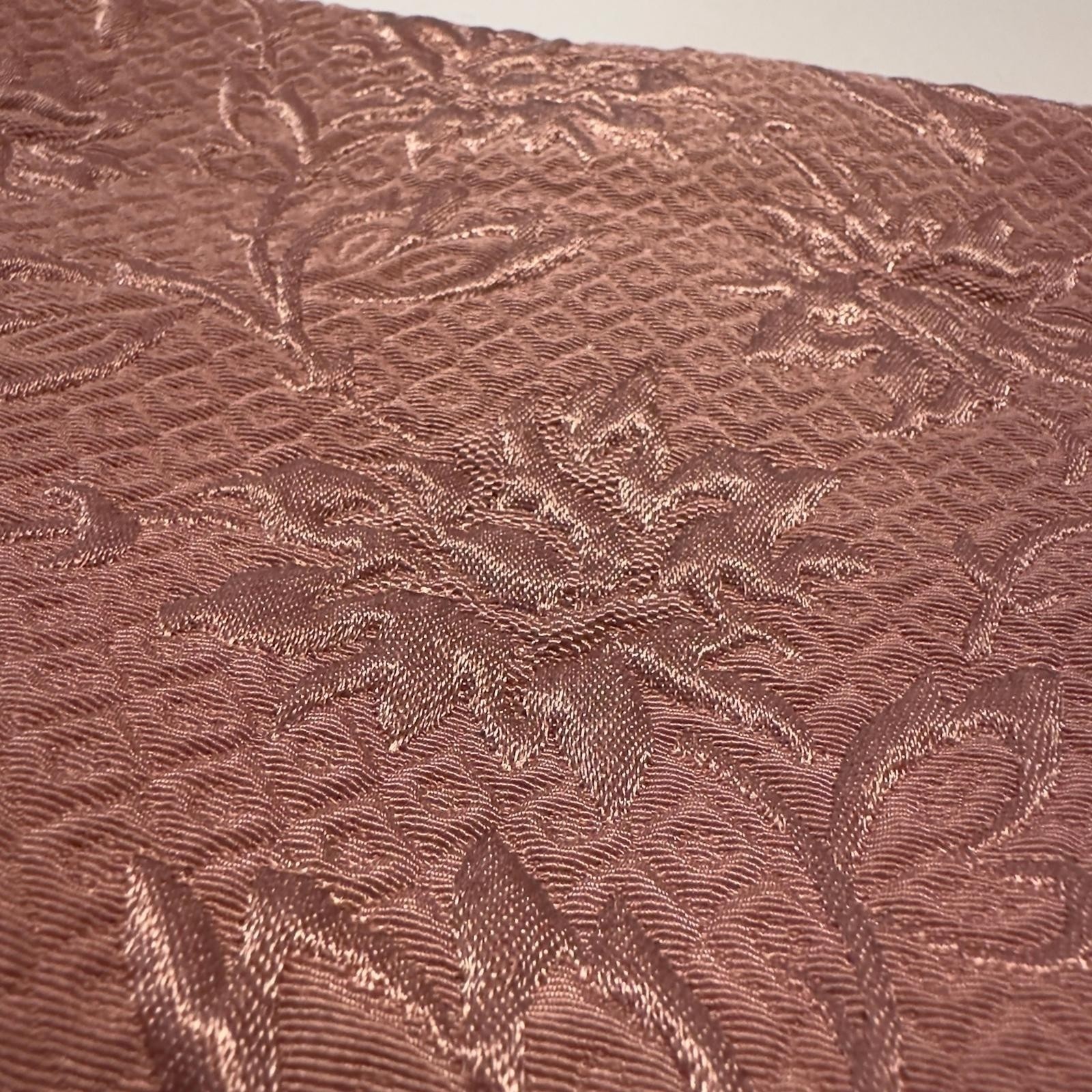 Table runner 66 x 12 – rose tone raised FLORAL print