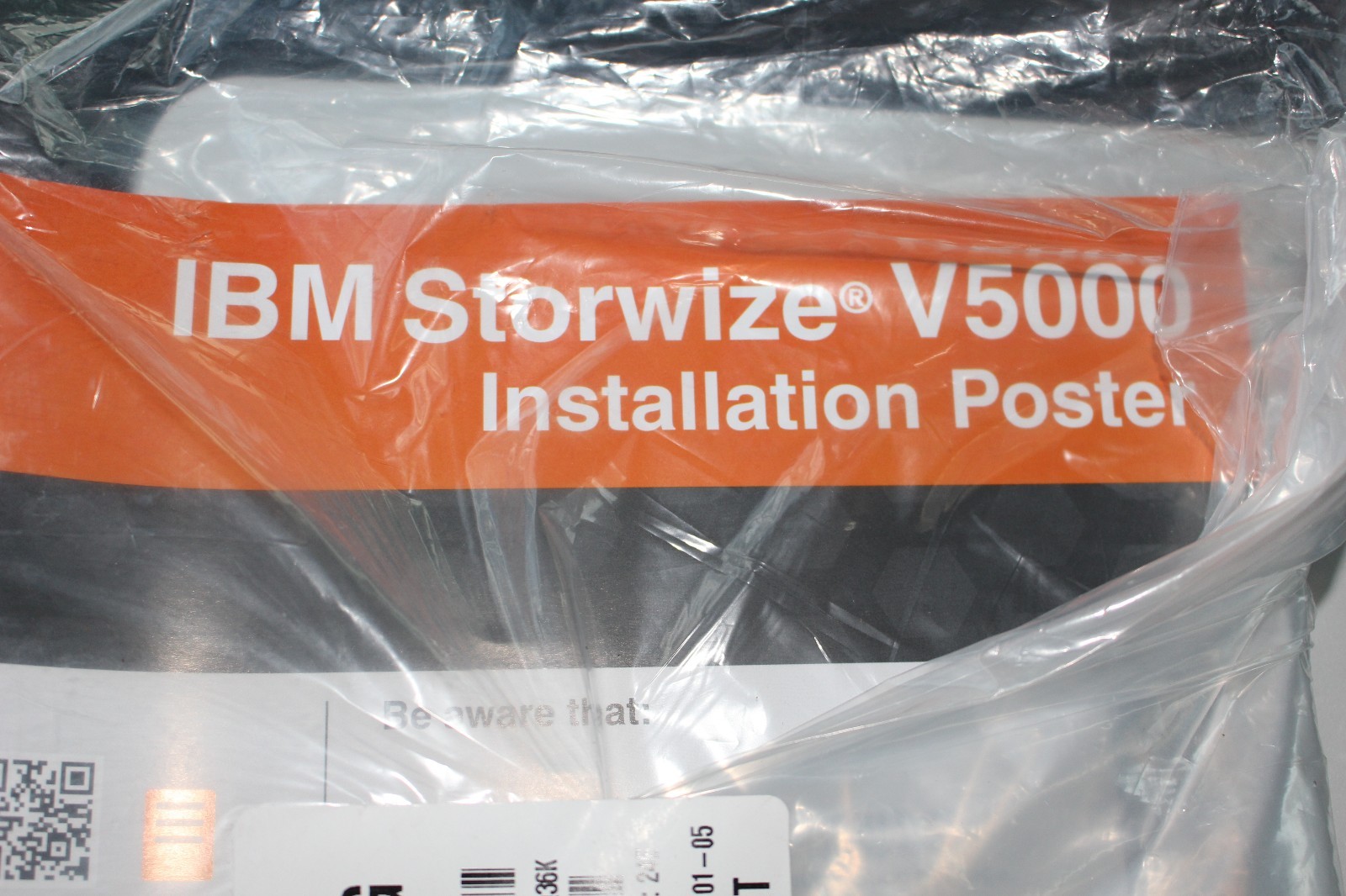 IBMStorewize 5000 Software Instruction Manuel, and Installation Poster: New