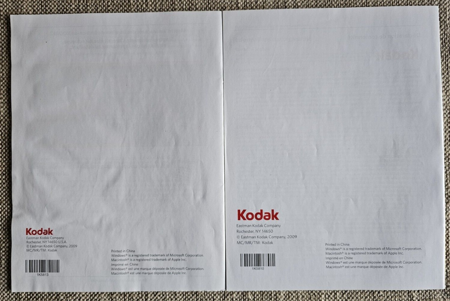 Kodak Printer ESP 5200 Series User Guide Manual and Start Here Guide Booklet