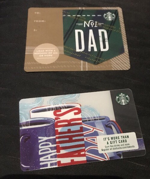 New HTF STARBUCKS Gift Card 2018 “ Happy Father’s Day” No Value & Free Shipping