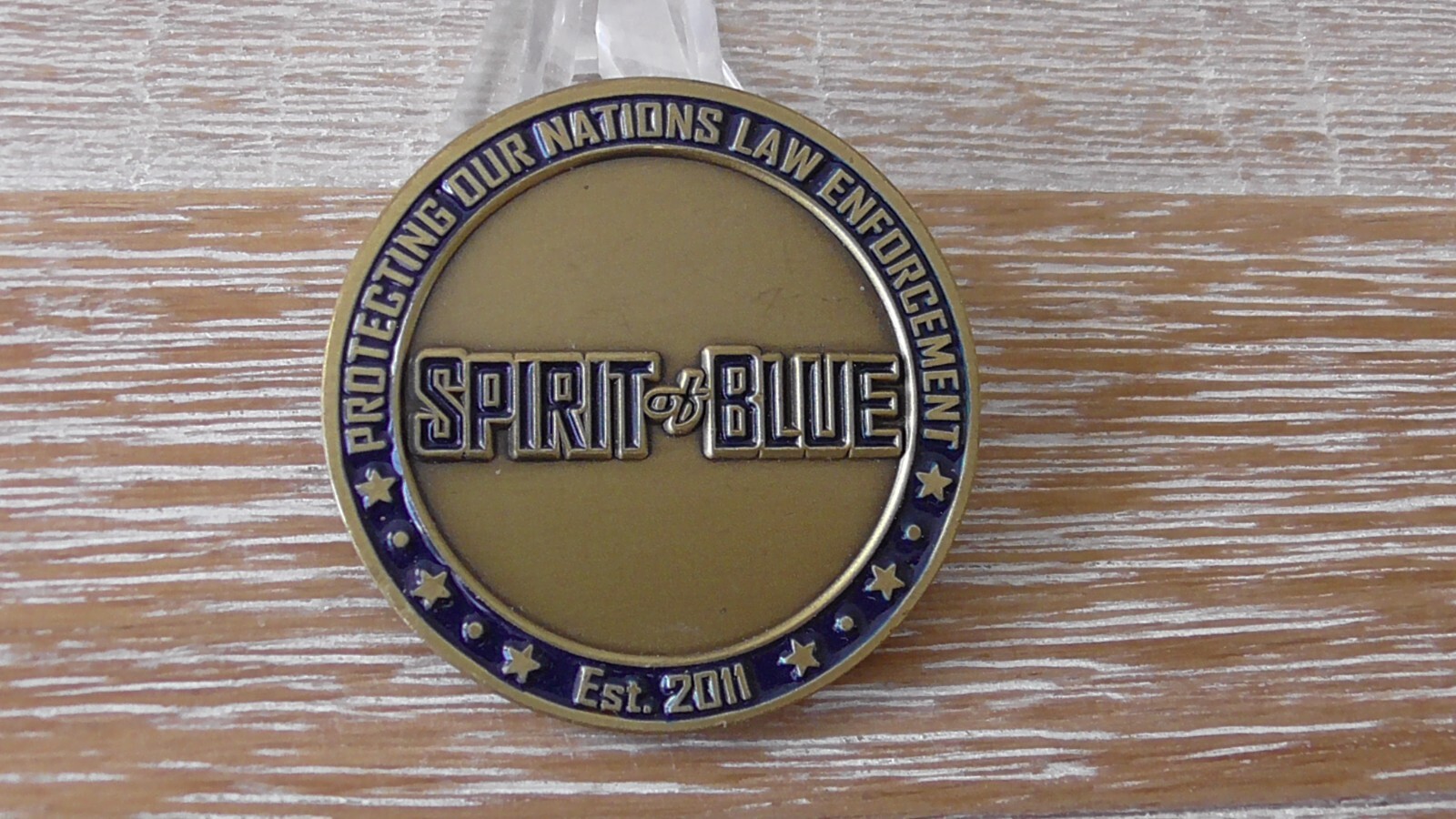 Spirit Of The Blue Protecting The Nations law Enforcement Challenge Coin #A63