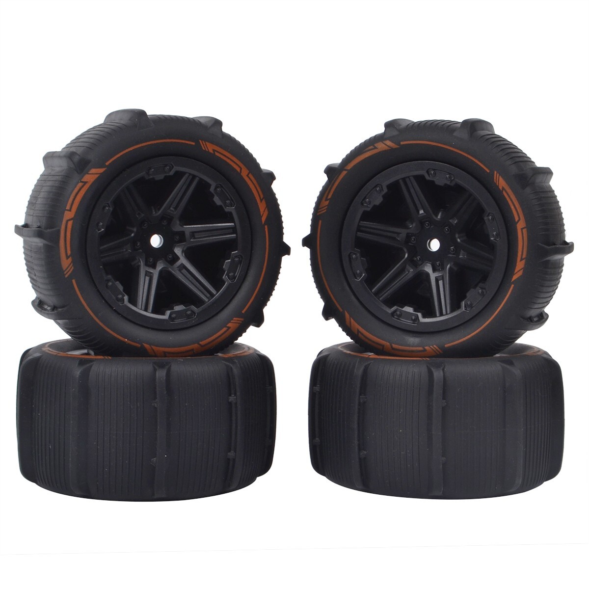 RC 1/14 Snow Sand Paddles Tires Wheels Tyre for Traxxas 1/16 E-Revo Hyper Wltoys