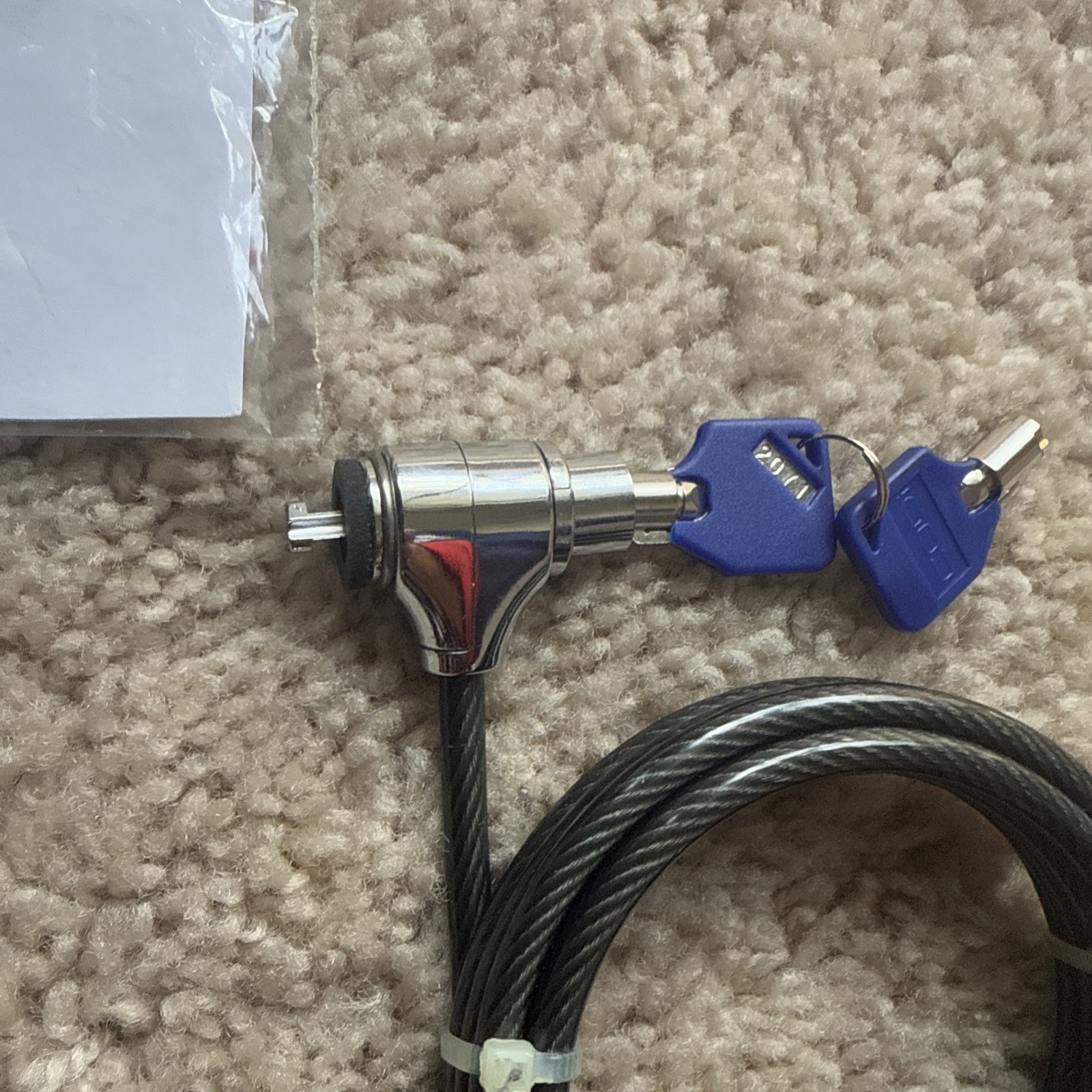 NEW CODi Key Cable Lock - for Laptop / Notebook - Black [NEW]