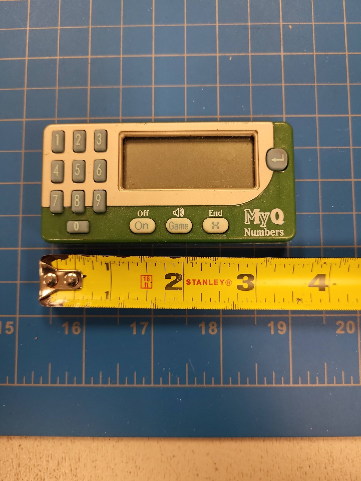 MyQ Numbers Handheld Game Vintage Electronic Math Learning Toy Pocket Size