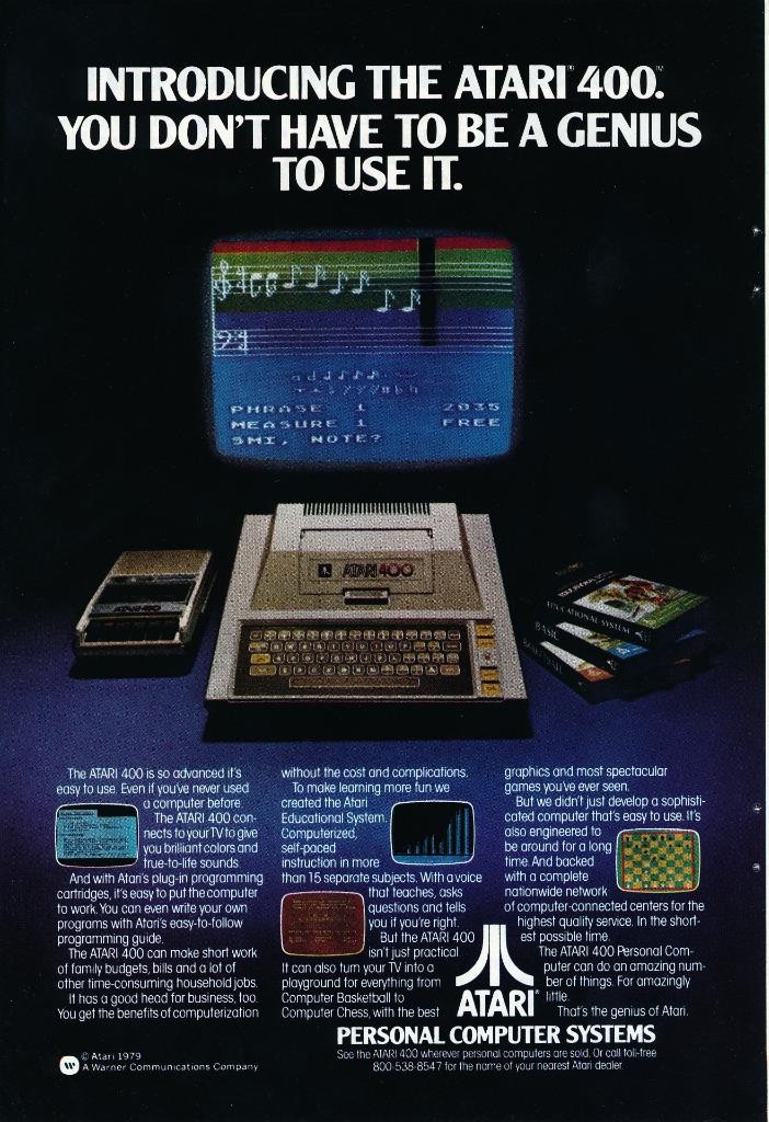 Magazine Ad - 1979 - Atari 400