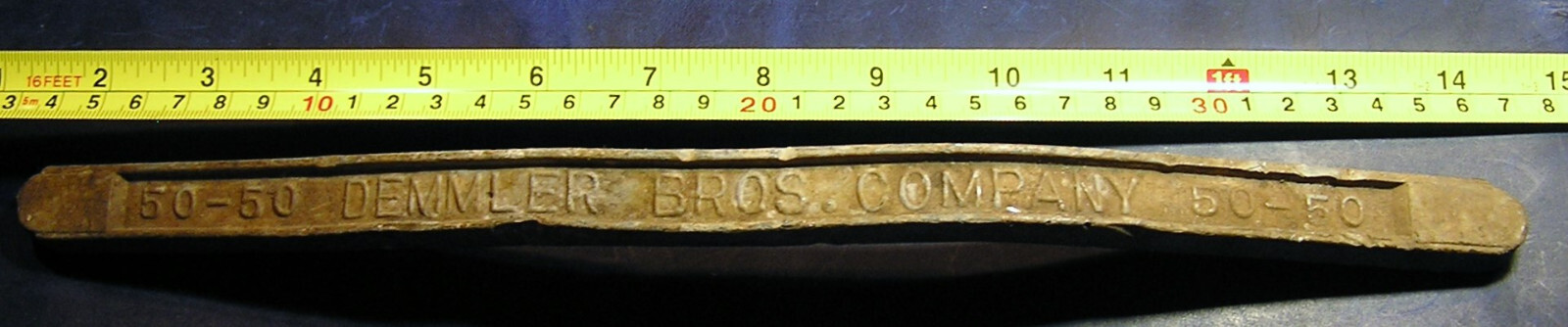 Vintage 50-50 Demmer Bros Company bar