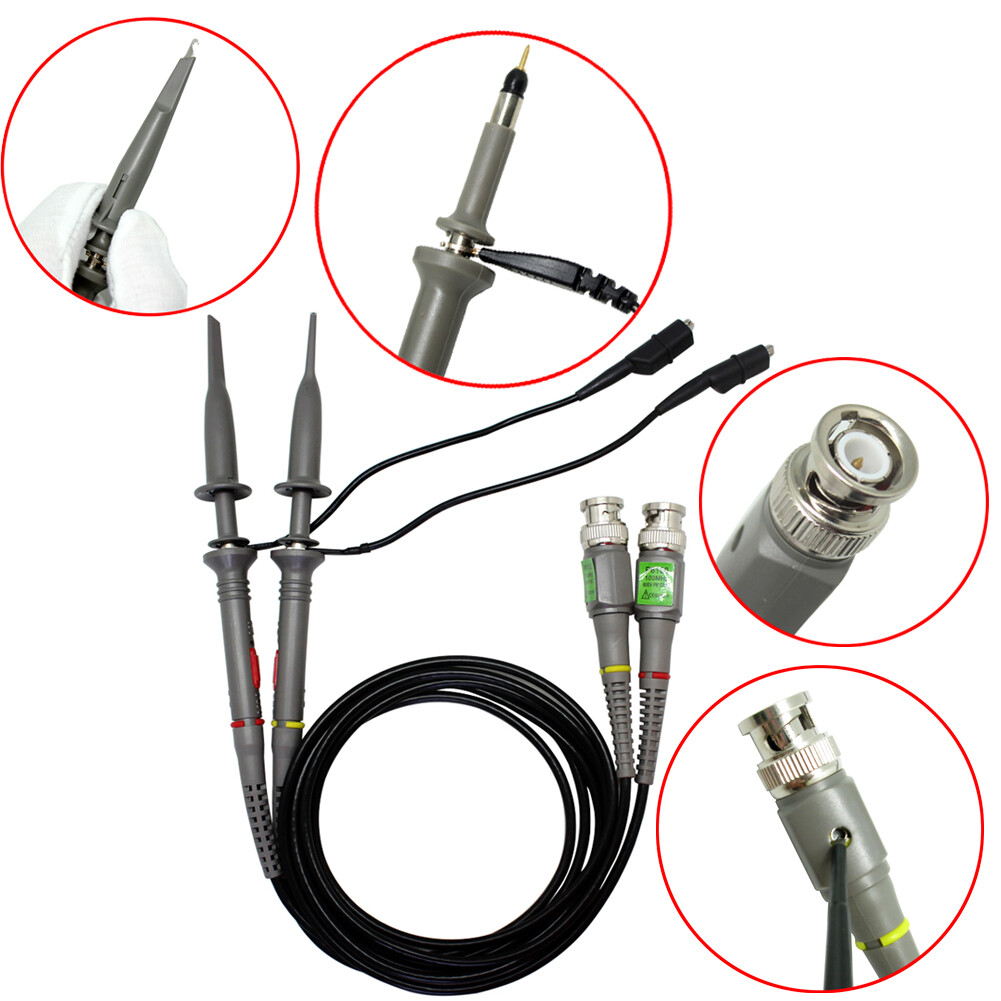 AideTek 15 pairs of 100MHZ x1 x10 Oscilloscope clip probes for Tektronix HP