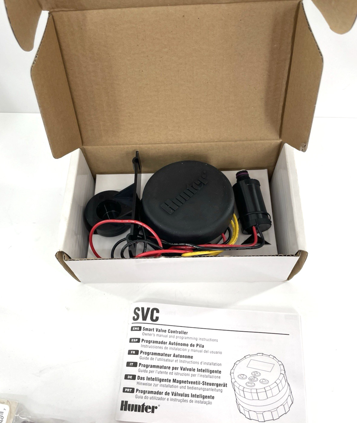 Hunter Single Station Battery Controller Timer SVC-100 DC Latching Solenoid