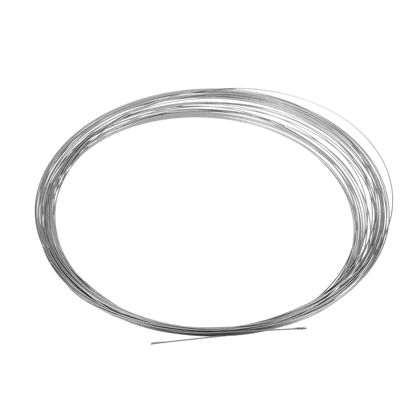 0.024" (0.6mm) 50ft (15M) 304 Stainless Steel Cable Wire Rope 7 x 7 Strands